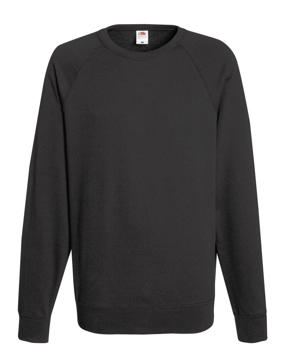 Fruit Of The Loom Men's Lightweight Raglan Sweatshirt - Print Chimp