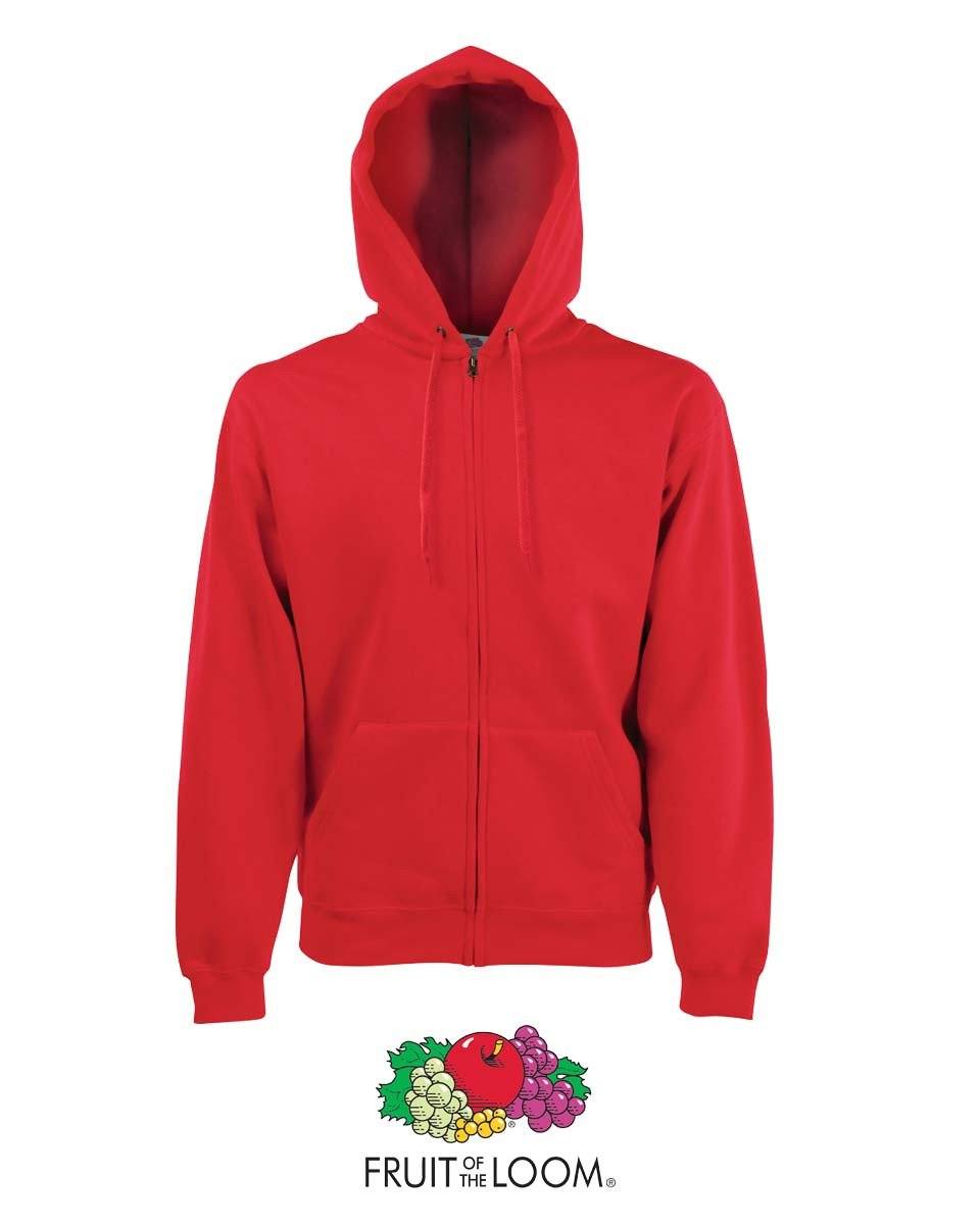 Fruit Of The Loom Men's Premium Hooded Sweat Jacket - Print Chimp