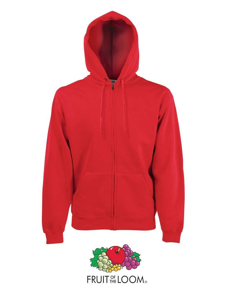 Fruit Of The Loom Men's Premium Hooded Sweat Jacket - Print Chimp