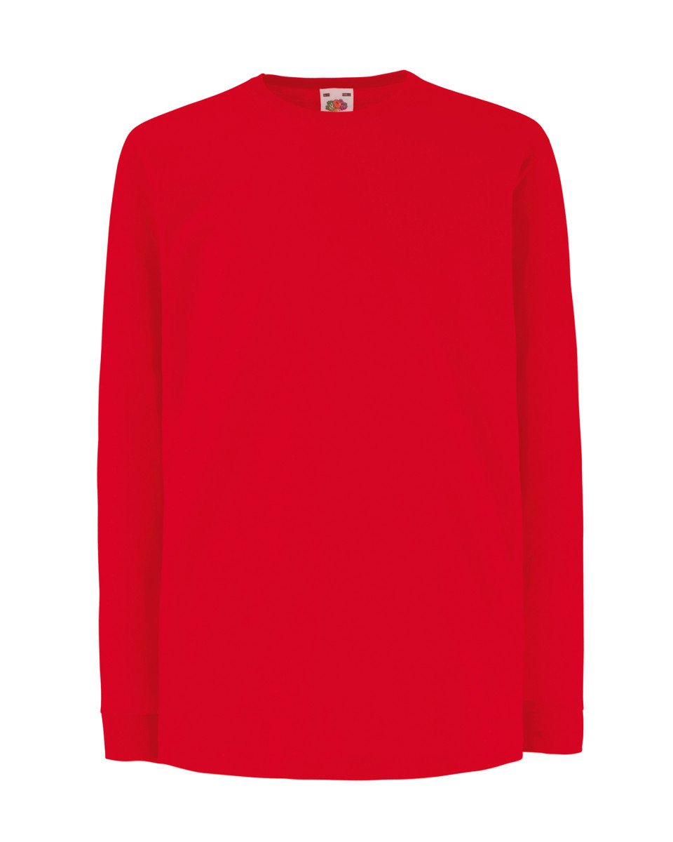 Fruit Of The Loom Valueweight Kids Long Sleeve T-shirt - Print Chimp
