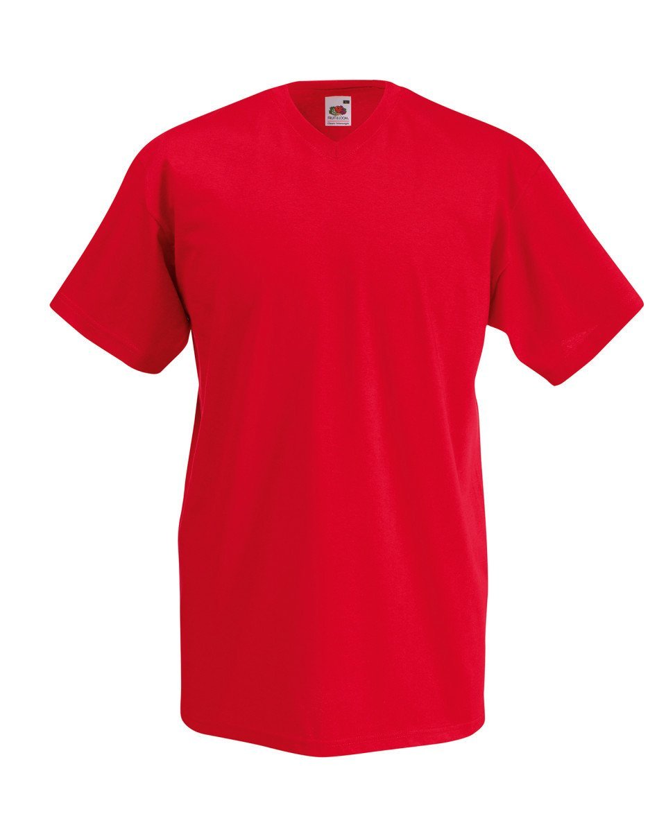 Fruit Of The Loom Valueweight V Neck T-shirt - Print Chimp
