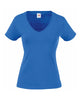 Fruit Of The Loom Ladies Fit Valueweight V-Neck T-shirt - Print Chimp