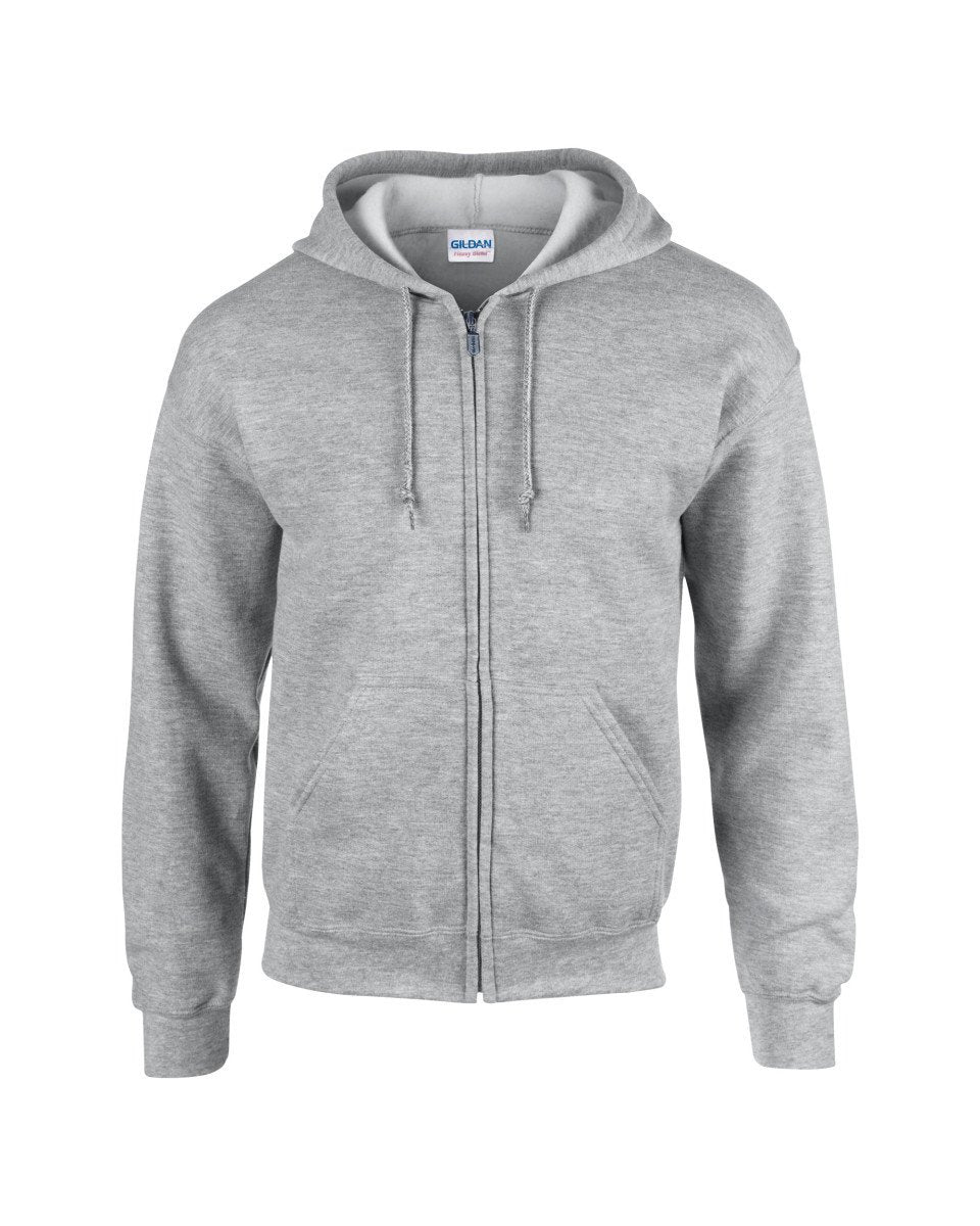 Gildan Heavy Blend Full Zip Hooded Sweatshirt - Print Chimp