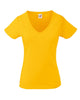 Fruit Of The Loom Ladies Fit Valueweight V-Neck T-shirt - Print Chimp
