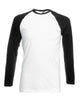 Fruit Of The Loom Baseball Long Sleeve T-shirt - Print Chimp