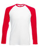 Fruit Of The Loom Baseball Long Sleeve T-shirt - Print Chimp