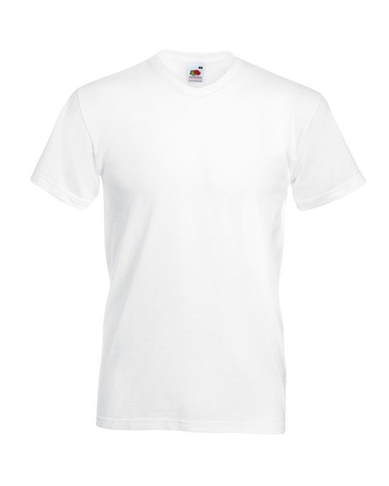 Fruit Of The Loom Valueweight V Neck T-shirt - Print Chimp