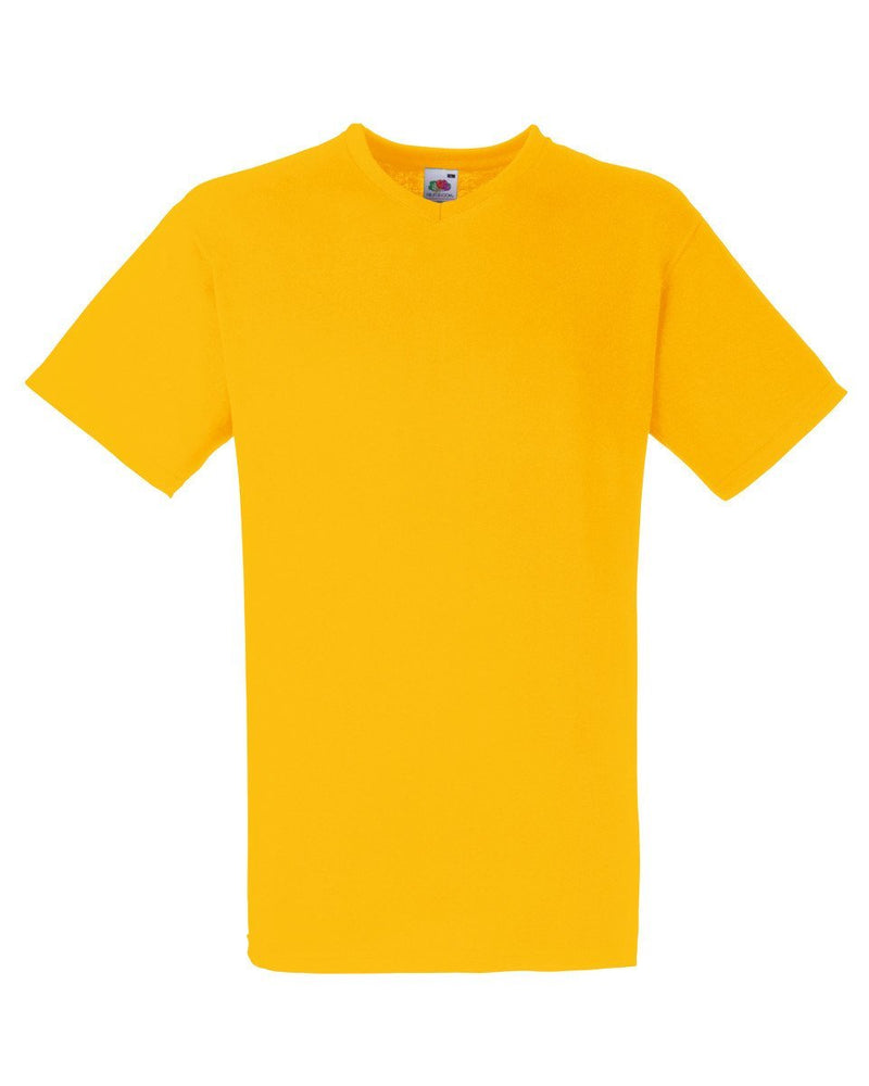 Fruit Of The Loom Valueweight V Neck T-shirt - Print Chimp
